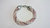 Spiralnetz-Armband aus Glaswachsperlen "Nelly", rosa
