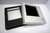 Geschenkbox, Aufbewahrungsbox schwarz-silber 120 x 120 x 27 mm