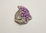 Ring aus SuperDuo und Swarovski Kristalle, Blüte, lila