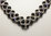 Edelsteine Halskette "Kelly Onyx" schwarz mit Swarovski Montees