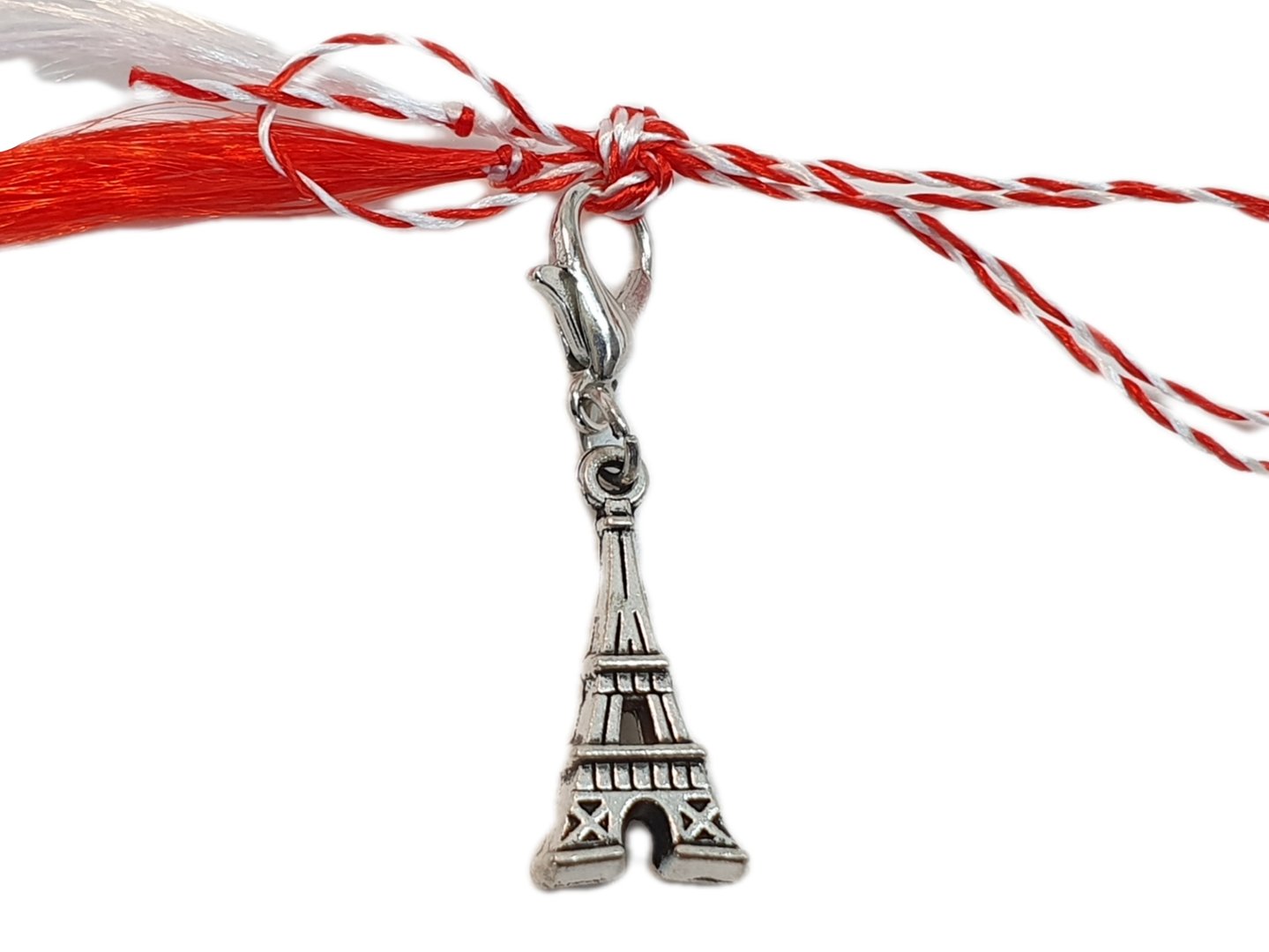 Martisor, Charm, Anhänger als Eiffelturm aus Metall