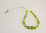 Halskette "Mara" aus Glasperlen Typ Murano, Grün